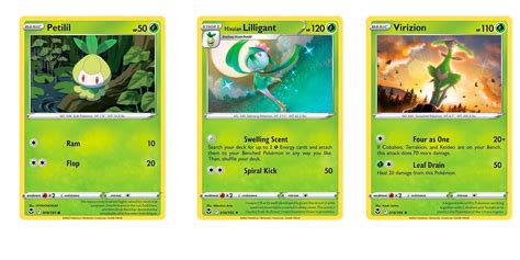 The Cards Of Pokémon Tcg Silver Tempest Part 3 Grass Types