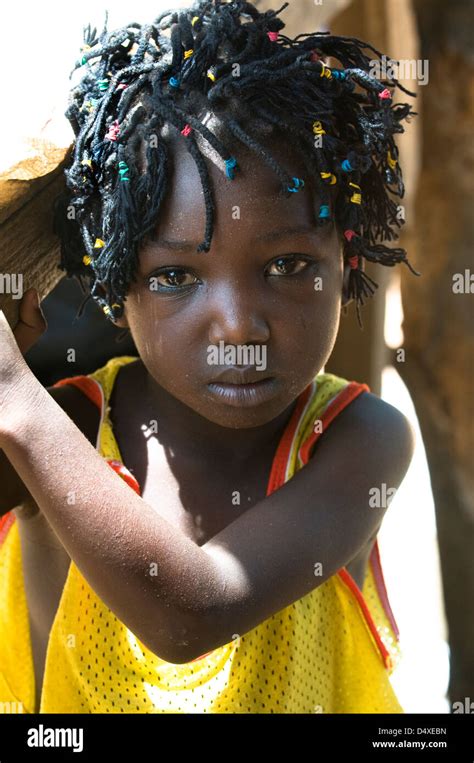 A Cute Burkinabe Girl Stock Photo Alamy