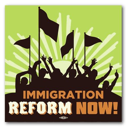 immigration reform now bumper sticker bs58821
