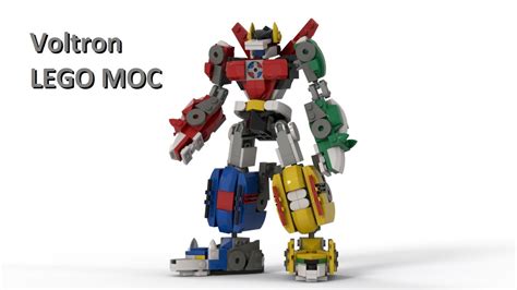 Voltron Lego Moc Virtual Build Youtube