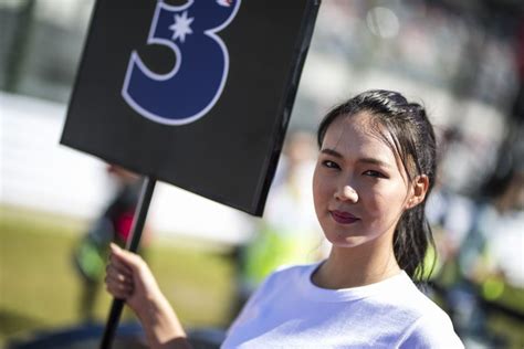 A Grid Girl Poses Ahead Of The Race Formula 1 Photos Uk