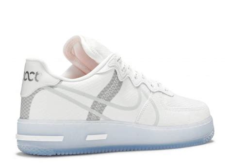 Air Force 1 React Qs White Ice Motion Sneakers