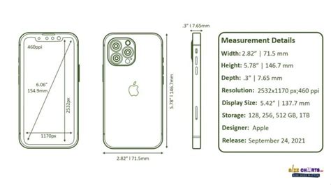 IPhone Pro Size Price Measurement And Dimension