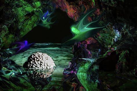 Mystery Cave 1 Digital Art By Lisa Yount Fine Art America