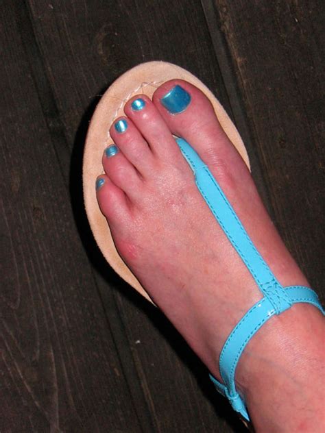 Blue Painted Toes Flickr Photo Sharing