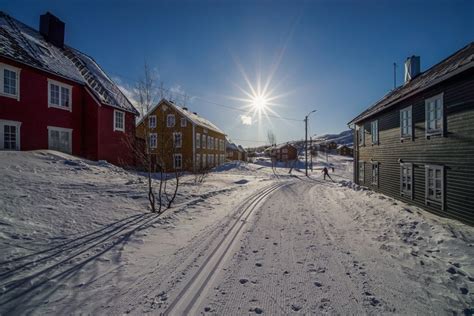 802618 Norway Winter Roads Houses Sky Snow Rare Gallery Hd