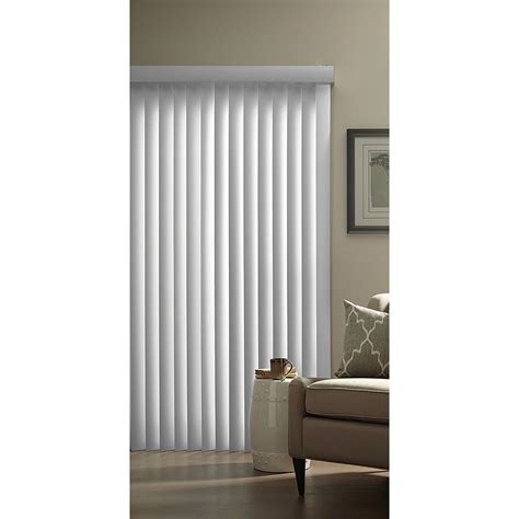 You can fix this problem with a few this is the problem of the unbalanced placement of the string in the blind shade. Hampton Bay Crown White 3.5-inch Vertical Blind - 104-inch ...