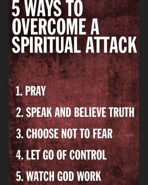 5 Ways To Overcome A Spiritual Attack Spiritual Attack Spiritual