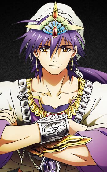 An Anime Character With Purple Hair Wearing A Crown And Holding His