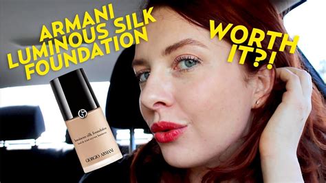 Is Armani Luminous Silk Foundation Worth It My Review Youtube