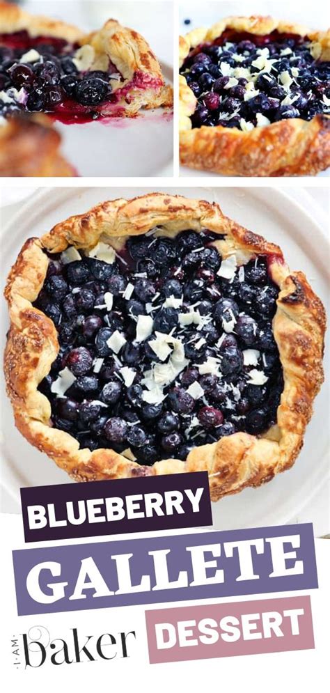 Blueberry Galette Dessert Desserts Dessert Recipes Easy Blueberry