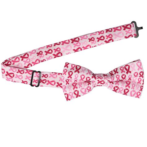 Pink Ribbon Bow Tie Shop At Tiemart Tiemart Inc
