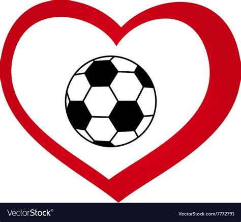 Soccer Ball Heart Svg Dxf Eps Ai Cdr Vector Files For Silhouette