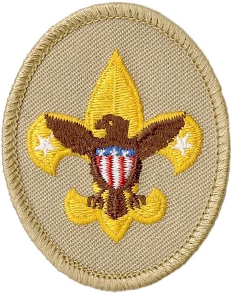 Tenderfoot Rank Emblem Bsa Cac Scout Shop