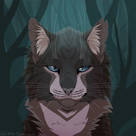 Hawkfrost By Cat With Horns Warrior Cat Drawings Warrior Cat Warrior Cats Fan Art