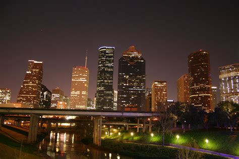 Free Download Houston Texas En La Noche Wallpaper Forwallpapercom