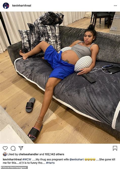 Kevin Hart S Wife Eniko Shows Off Her Baby Bump In Two New Pregnancy