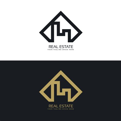 Modern Concept Of Real Estate Logo Download Free Vector Art Stock