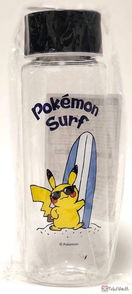 Pokemon Center 2019 Pokemon Surf Campaign Pikachu Clear Bottle