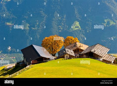 Colorful Landscape The South Tyrolean Fall Stock Photo Alamy