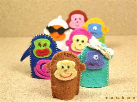 Monkey Finger Puppet Muumade Craft Activities For Kids Finger