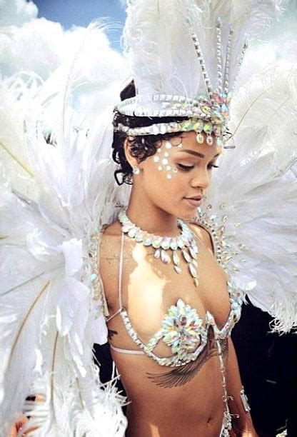 Rihanna Struts Her Stuff In Bejeweled Bikini For Barbados Parade