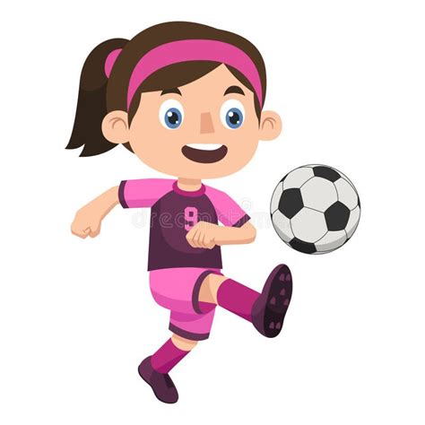 Kicking A Soccer Ball Clip Art