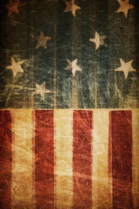 Grunge American Flag High Quality Abstract Stock Photos Creative Market