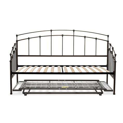 Fenton Complete Metal Daybed With Euro Top Spring Support Frame And Pop