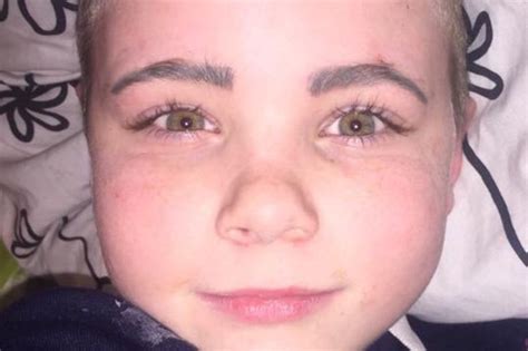 Mum Sends Horrified Son To School With Badly Drawn On Eyebrows To Teach