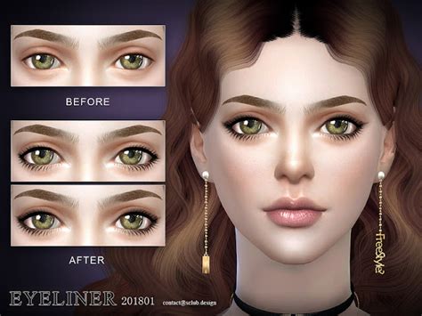 Perfect Colour Eyeliner The Sims 4 P4 Sims4 Clove Share Asia Tổng