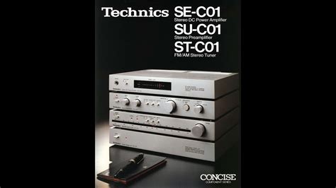 Technics Se C Stereo Dc Power Su C Stereo Preamp St Co Tuner Brochure English
