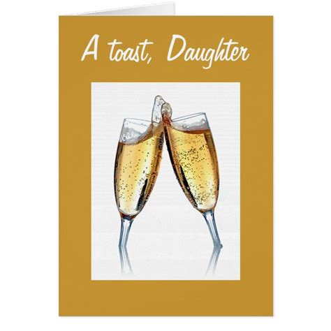 A Toast To Daughters Wedding