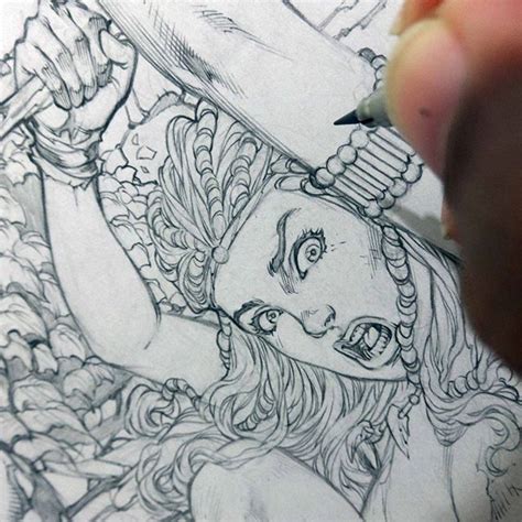 Detail Cover Jungle Fantasy For Avatar Press Renatocamilo Comic