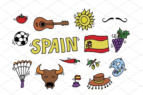 Doodles Symbols Of Spain Book Cover Art Doodles Flower Symbol