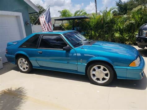 1993 Ford Mustang Cobra Foxbody For Sale Ford Mustang Cobra 1993 For Sale In Jupiter Florida