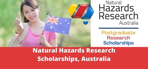 Natural Hazards Research Australia Postgraduate Research Scholarships