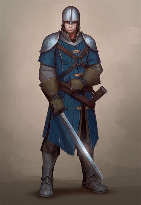 Artstation Swordsman Aleksey Bayura Rpg Character Character