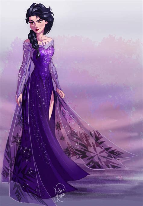 Dark Elsa Disney Princess Fan Art 41925720 Fanpop
