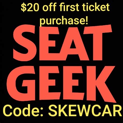 Skewcar on Twitter: "Get $20 off of your first ticket purchase at