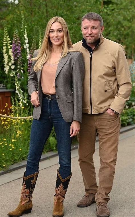 Guy Ritchie And Wife Jacqui Ainsley Guy Ritchie Ritchie Chelsea Flower Show