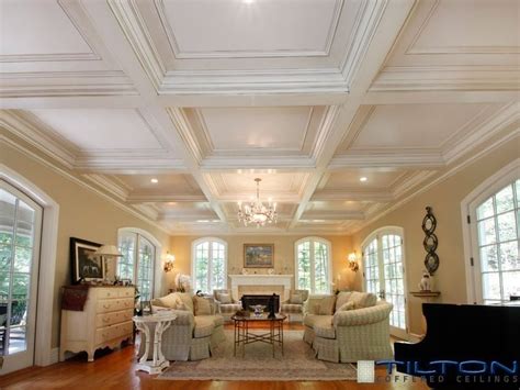 Although coffered ceilings draw the eye upward, the beams extend downward into a room, taking up some overhead space. Coffered Ceilings Made of Durable Polyurethane - Extreme ...
