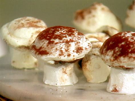Meringue Mushrooms Recipe From Sara S Secrets Via Food Network