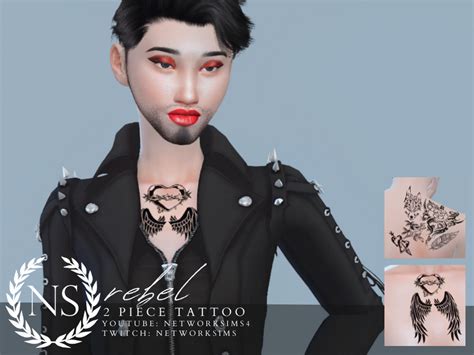 The Sims Resource Rebel Tattoos Networksims