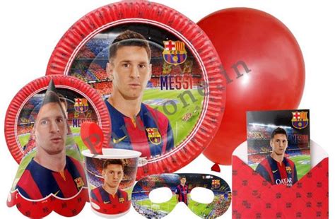 Lionel messi ● 2009/10 ● goals, skills & assists подробнее. Fcb Messi Party Supplies Basic Party Pack For 10-P1PC0005353