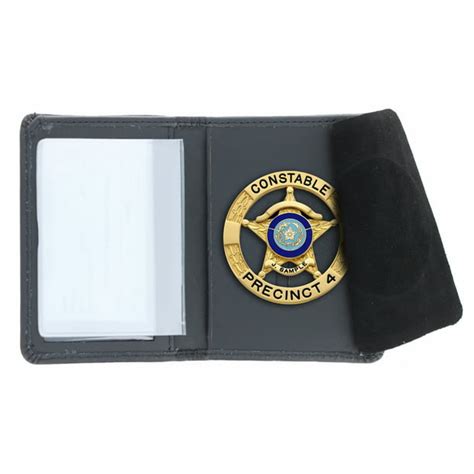 Asr Federal Asr Federal Leather Bifold Id And Police Badge Holder