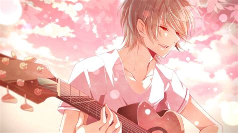 What you need to know is that these images that you add will neither increase nor decrease the speed of your computer. anime Boys, Guitar, Short Hair, Closed Eyes, Musical Instrument Wallpapers HD / Desktop and ...