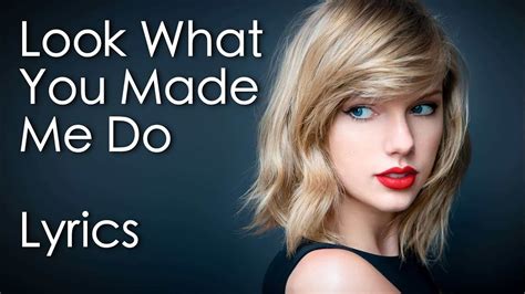 When i look at you i see forgiveness, i see the truth you love me for who i am like the stars hold the moon right there where they belong and i know i'm not alone yeah. Taylor Swift - Look What You Made Me Do (Lyrics Video ...