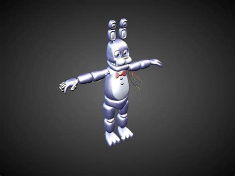 Unwitheredwithered Bonnie 3d Model