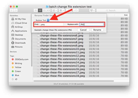 How To Batch Change File Extensions In Mac Os